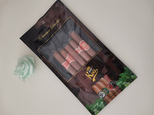 TABACALERA Humidor Torby na tytoń z zamykanym na zamek suwakiem, aby zachować świeżość cygar