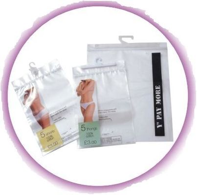 Wodoodporne poli torby z wieszakami / hakiem i zamkiem błyskawicznym do bielizny męskiej / odzieży