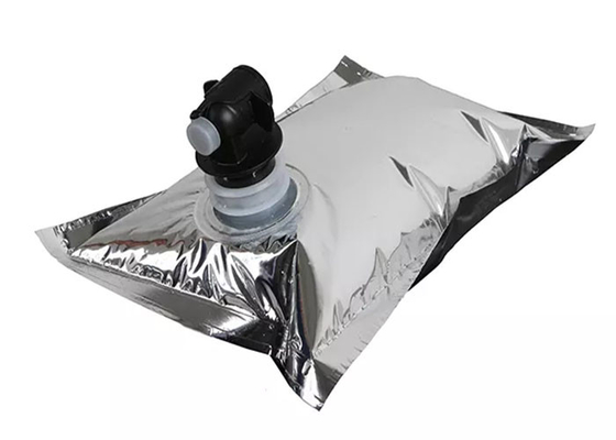 Dostosowane torby BIB z folii aluminiowej w pudełku z czopem przezroczyste na sok
