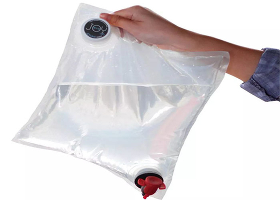 Przezroczysta aluminiowa aseptyczna torba 22L 25L 50L w pudełku z czopem do płynnych napojów