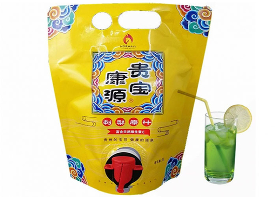 Oliwa z oliwek Kawa Wino Torba na napoje W pudełku Dozownik Folia aluminiowa 1l 2l 3l 5l Stand Up Pouch Z Vitop Tap / Czop