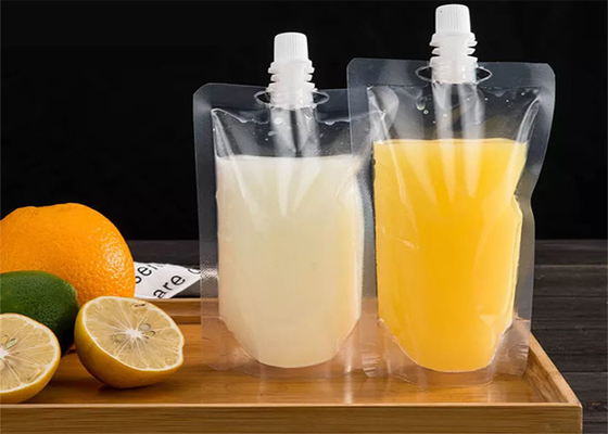 Food Grade Stand Up Plastikowy napój Płynna wylewka do napojów z sokiem do wina i mleka