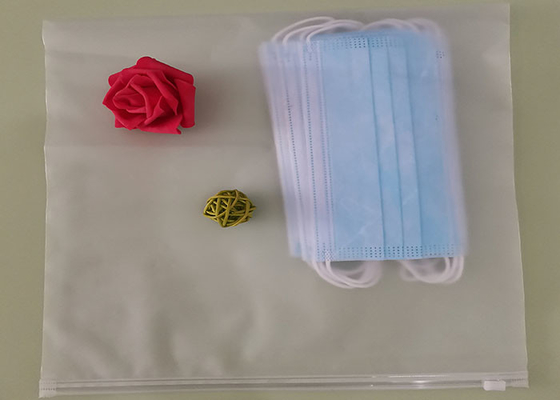 Matowe / matowe biodegradowalne plastikowe torby na suwak do strojów kąpielowych T Shirt