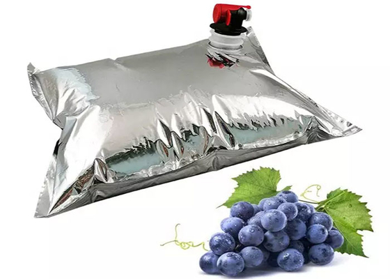 Aluminiowa torba BIB w pudełku z czopem Płynne wino Napój Plastikowe opakowanie Dostosowane