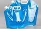 Large Capacity Portable Foldable Water Drinking Bags 5L 10L Plastic Bucket Camping Stand Up Water Bags