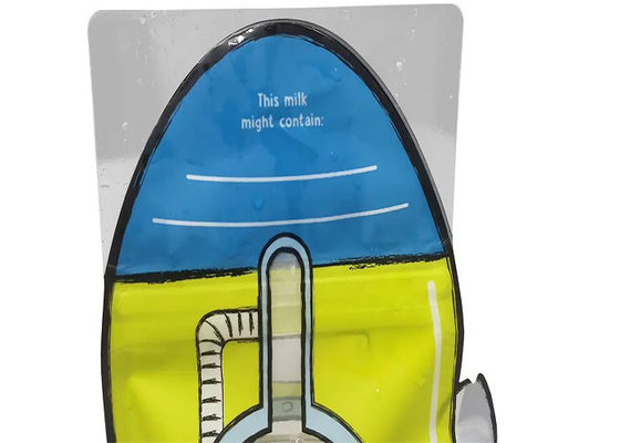 EVA 100% BPA Free Torba do przechowywania mleka z piersi Plastik z zamkiem błyskawicznym
