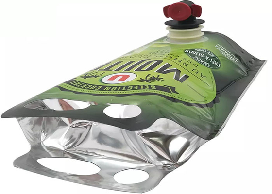 Dostosowane etui z wylewką stojącą Folia aluminiowa 3l Drink Juice Wine Liquid
