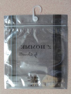 Wodoodporne poli torby z wieszakami / hakiem i zamkiem błyskawicznym do bielizny męskiej / odzieży