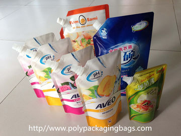 Laminowane woreczki z wylewanymi opakowaniami Torby foliowe na mleko sojowe Stand Up Spout Pouch