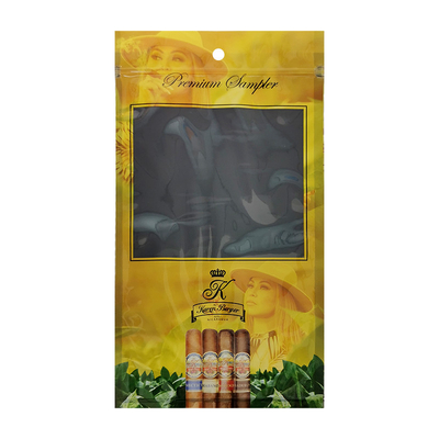 Fabryka Niestandardowy Drukowany Zip Lock Cigar Humidor torebki 69% ~ 75% RH