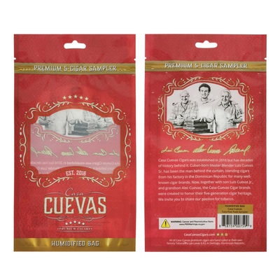 Niestandardowa pieczęć cieplna odporna na zapach Mylar Foil Bag Spot Uv Mailer Bags Cigar Packaging Bag z cygarą