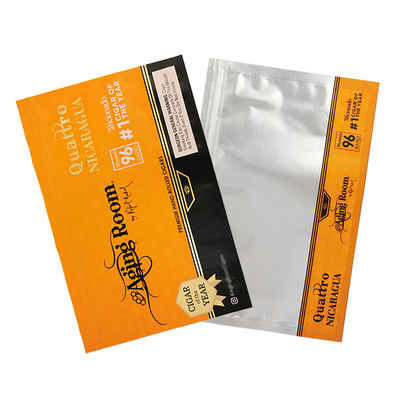 Druk grawerowy Torba ściekowa PET/PE Plastikowe torebki papierowe Torba papierosowa z zamkiem