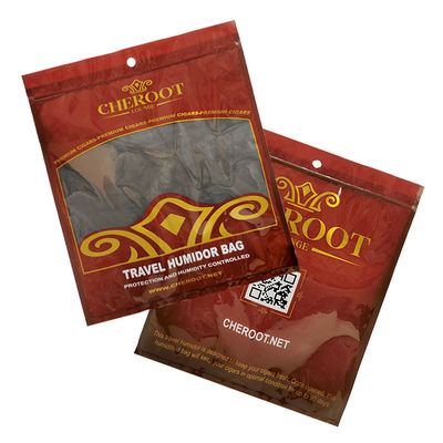 Niestandardowe plastikowe torby na cygara z tytoniem Opakowania Plastikowe saszetki Indywidualna torba na cygaro Torba na wilgotność cygar