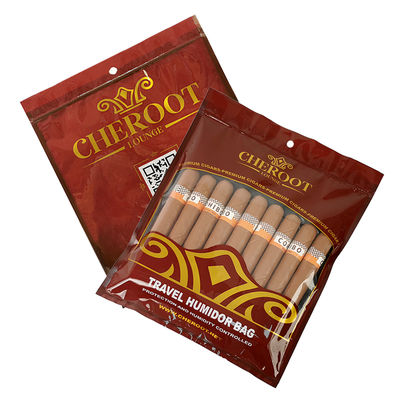 Niestandardowe plastikowe torby na cygara z tytoniem Opakowania Plastikowe saszetki Indywidualna torba na cygaro Torba na wilgotność cygar