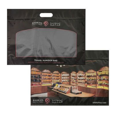 Personalizacja Drukowanie Wilgotność Torby na Cygaro Zamek Błyskawiczny Humidor do Cygar Opakowanie Podróż Wilgotność Nawilżacz Torba
