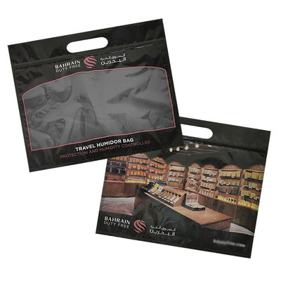Personalizacja Drukowanie Wilgotność Torby na Cygaro Zamek Błyskawiczny Humidor do Cygar Opakowanie Podróż Wilgotność Nawilżacz Torba