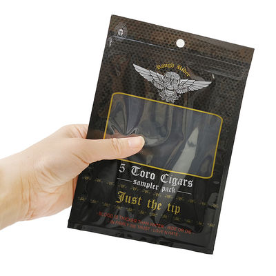 Niestandardowo zaprojektowane płaskie torby odporne na wilgoć Drukowane cieplnie uszczelniające folia aluminiowa Mylar 3 Side Seal dla folii tytoniowej