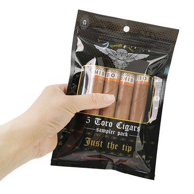 Niestandardowo zaprojektowane płaskie torby odporne na wilgoć Drukowane cieplnie uszczelniające folia aluminiowa Mylar 3 Side Seal dla folii tytoniowej