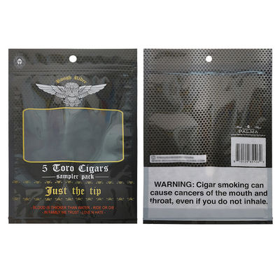 Niestandardowo zaprojektowane płaskie torby odporne na wilgoć Drukowane cieplnie uszczelniające folia aluminiowa Mylar 3 Side Seal dla folii tytoniowej