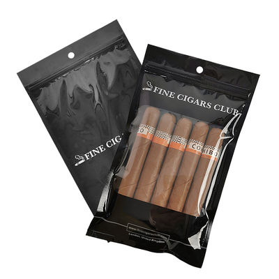 Samodzielnie opracowany plastikowy worek do pakowania - worki do cygar / worek do cygar z wilgotnością z zamkiem i okienami