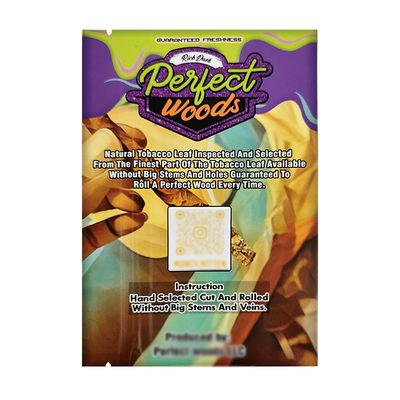 Logo niestandardowe Folia pieczeniowa Mylar Bag Wąskość Opakowanie tytoniowe Zip Plastic Humidor Cigar Ziplock Bags