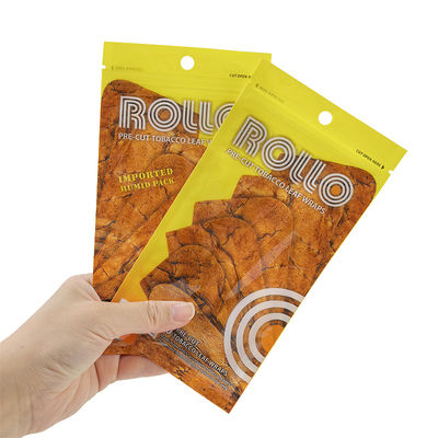 Zamykany plastikowy woreczek do nawilżacza cygar z otworem na uchwyt okienny