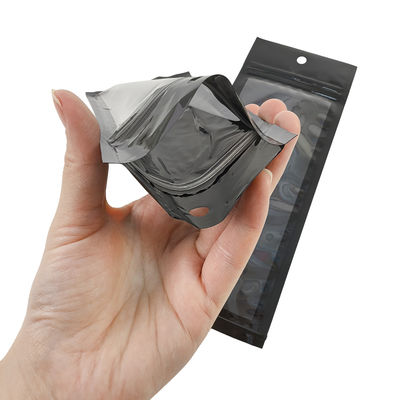 Niestandardowe torebki zamykane na suwak z mylaru, z możliwością ponownego zamknięcia, plastikowe akcesoria do palenia ręcznie zwijanych cygar, opakowania do nawilżania żywności