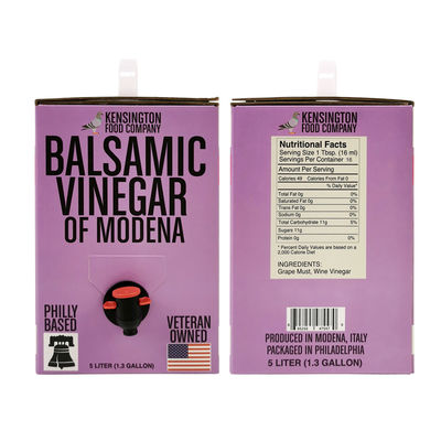 Niestandardowa aluminiowa przezroczysta torba na bib 5L do pakowania soku, worek na napoje, torba na wino w pudełku