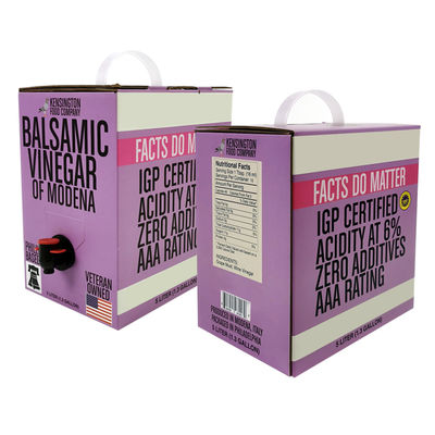 Niestandardowa aluminiowa przezroczysta torba na bib 5L do pakowania soku, worek na napoje, torba na wino w pudełku