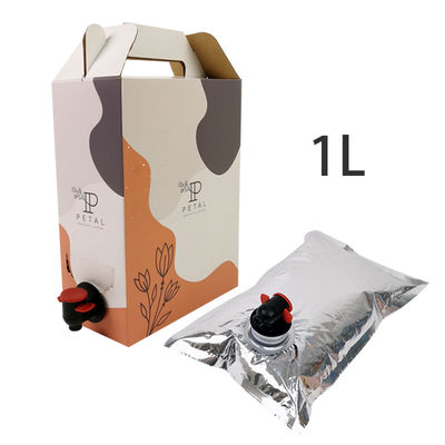 1L/2L/3L Niestandardowe pudełko na kawę Jednorazowy worek na kawę w pudełku z dozownikiem zaworowym