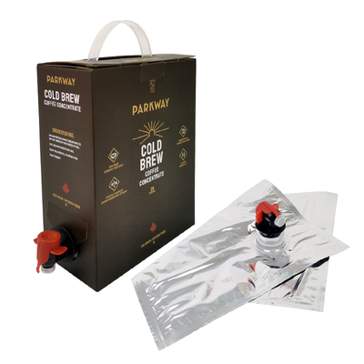 Niestandardowy 3L Aluminiowy worek bib w pudełku worki z kranem do rozdawania na płynny sok Wino Kawa Oliwa z oliwek opakowania worki z kranem bib