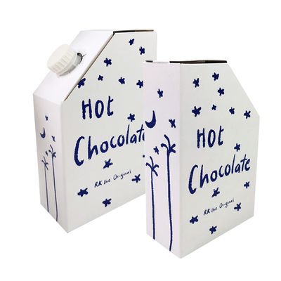 1L 3L 5L Kartonowe pudełko na kawę z papieru Kraft, worek BIB w kartonie na kawę, jednorazowy worek na kawę w pudełku z zaworem, dozownik płynu