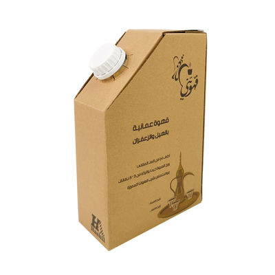 Worek na napoje 1L/2L/3L/5L Jednorazowy z uchwytem Torba na wino z zaworem w pudełku z bibą do kawy Dystrybutor do kawy w pudełku