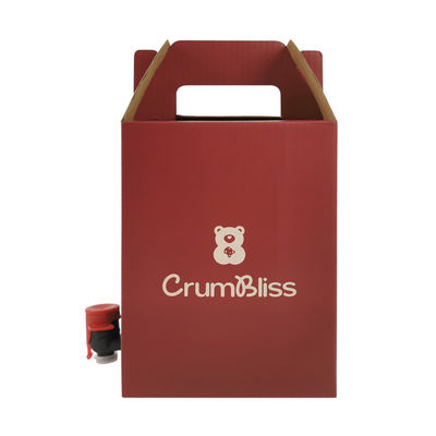 1L-10L Aseptic Beverage Bib Filler Capper Bag in the Box Heat Seal Aluminium Wine & Juice Bag z kranem Vitop do wody mineralnej