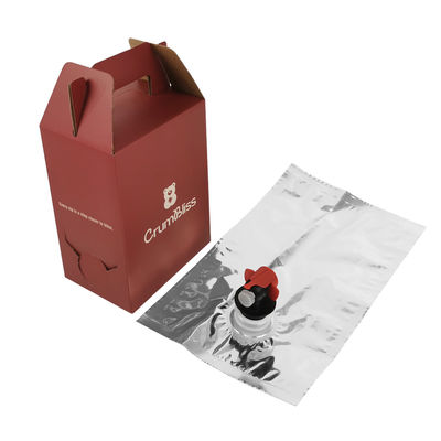 1L-10L Aseptic Beverage Bib Filler Capper Bag in the Box Heat Seal Aluminium Wine & Juice Bag z kranem Vitop do wody mineralnej