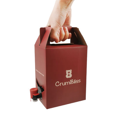 1L-10L Aseptic Beverage Bib Filler Capper Bag in the Box Heat Seal Aluminium Wine & Juice Bag z kranem Vitop do wody mineralnej