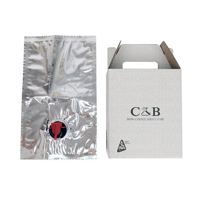 Łatwy w dozowaniu worek Bag-in-Box z kranem i bez uchwytu do wszechstronnego pakowania