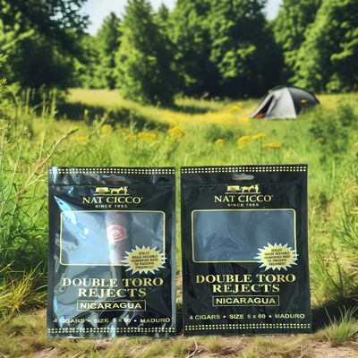 Małe cygarowe nawilżające plastikowe torby na zamek błyskawiczny, torby na cygara, grubość 0,09 mm, trwałe uszczelnienie dla długotrwałej świeżości