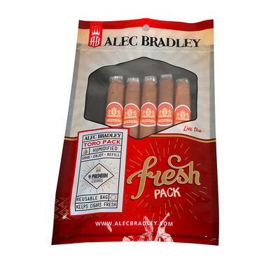 Wielkość 5 Cygara Cigar Humidor Bags Żywność TPU PE Materiał Ziplock Design Bezprzewodowa pieczęć Długotrwała pieczęć wilgoci