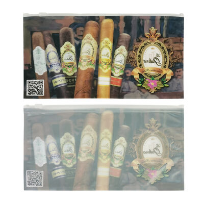Małe plastikowe torebki z cygarami Cigar hydratacyjne plastikowe torby z zipem zaprojektowane do zatrzymywania wilgoci i łatwego ponownego dostępu