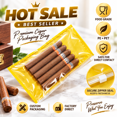 Bag cigar humidifier bag moisture retention accessory suitable for cigar boxes humidification and freshness preservation