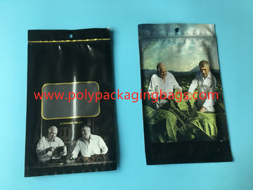 Torebki na cygara Ziplock z przezroczystym okienkiem Nawilżany system Humibags na cygara