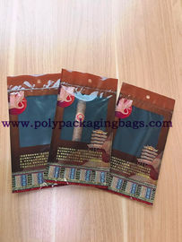 Ziplock Transparent Window Tabacco Pouch 72% wilgoci Zipper Woreczek do pakowania cygar