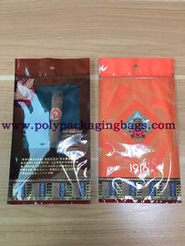 Ziplock Transparent Window Tabacco Pouch 72% wilgoci Zipper Woreczek do pakowania cygar