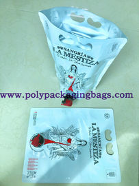 Sok w płynie Opakowanie PE 1,5 l Stand Up Pouch z wylewką / czopem