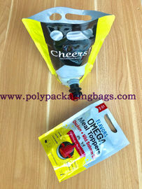 1,5 l 3 l 5 l czerwonego wina Stand Up Liquid Bags z zaworem motylkowym / czopem