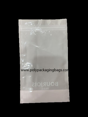 0,08 mm BOPP Plastikowe suwakowe torby na suwak do koszul Opakowania Torby na odzież z wieszakiem