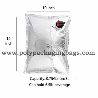 Dwuwarstwowa torba wielokrotnego użytku do przechowywania płynów Torba z folii aluminiowej BIB Bag In Box Torby na wino