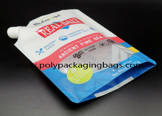 BPA Free 100mic Folia aluminiowa Wylewane woreczki na pastę pomidorową Stojące torby z wylewką