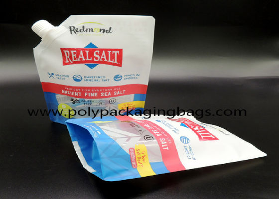 BPA Free 100mic Folia aluminiowa Wylewane woreczki na pastę pomidorową Stojące torby z wylewką